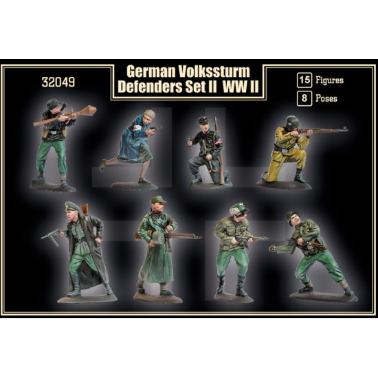 Mars Figures 32049 1/32 German Volkssturm Defenders Ww Ii Set Ii Mars Figures 32049 1/32 German Volkssturm Defenders Ww Ii Set Ii