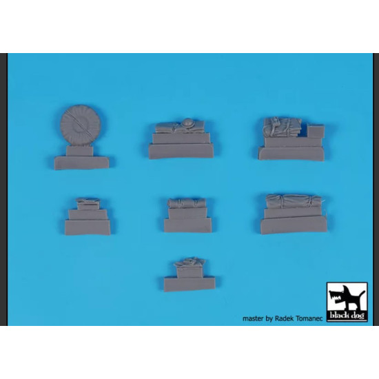 Black Dog T72179 1/72 Humber Mk Ii Accessories Set For Hasegawa