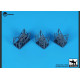 Black Dog A20002 1/200 Airport Tow Truck / Containers Black Dog A20002 1/200 Airport Tow Truck / Containers