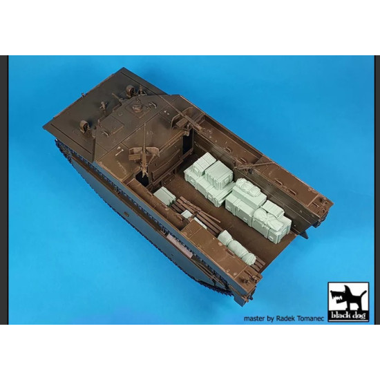 Black Dog T35297 1/35 Lvt-4 Water Buffalo Accessories Set N1 For Italeri Black Dog T35297 1/35 Lvt-4 Water Buffalo Accessories Set N1 For Italeri