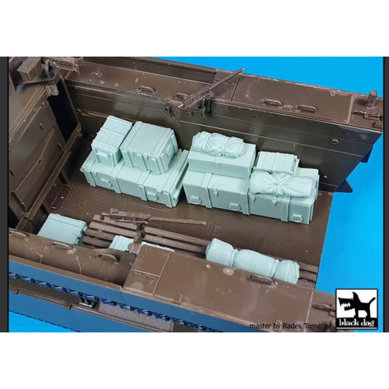 Black Dog T35297 1/35 Lvt-4 Water Buffalo Accessories Set N1 For Italeri Black Dog T35297 1/35 Lvt-4 Water Buffalo Accessories Set N1 For Italeri