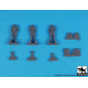 Black Dog F48008 1/48 Usaaf Bomber Aircraft Crew 3 Figures Black Dog F48008 1/48 Usaaf Bomber Aircraft Crew 3 Figures