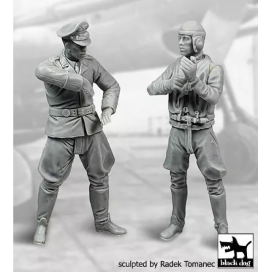 Black Dog F32184 1/32 German Fighter Pilots Ww Ii Set N 2 Black Dog F32184 1/32 German Fighter Pilots Ww Ii Set N 2
