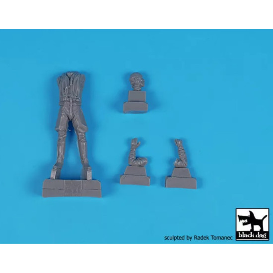 Black Dog F32184 1/32 German Fighter Pilots Ww Ii Set N 2 Black Dog F32184 1/32 German Fighter Pilots Ww Ii Set N 2
