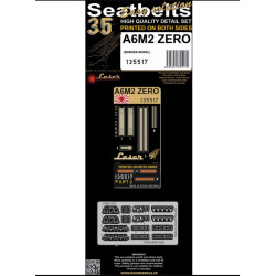 Hgw 135517 1/35 A6m2 Zero - Seatbelts Accessories Kit