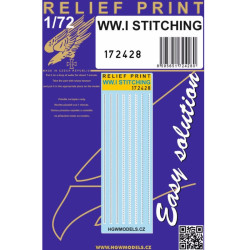 Hgw 172428 1/48 Wwi Stitching - Relief Print Accessories Kit
