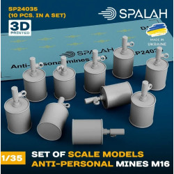 Spalah 24035 1/35 Set Of Scale Models Anti-personal Mines M16 10 Pcs