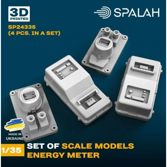 Spalah 24335 1/35 Set Of Scale Models Energy Meter 4 Pcs Spalah 24335 1/35 Set Of Scale Models Energy Meter 4 Pcs