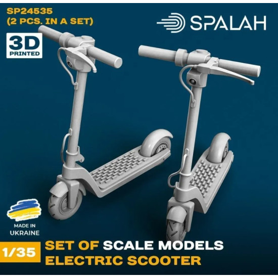 Spalah 24535 1/35 Set Of Scale Models Electric Scooter 2 Pcs Spalah 24535 1/35 Set Of Scale Models Electric Scooter 2 Pcs