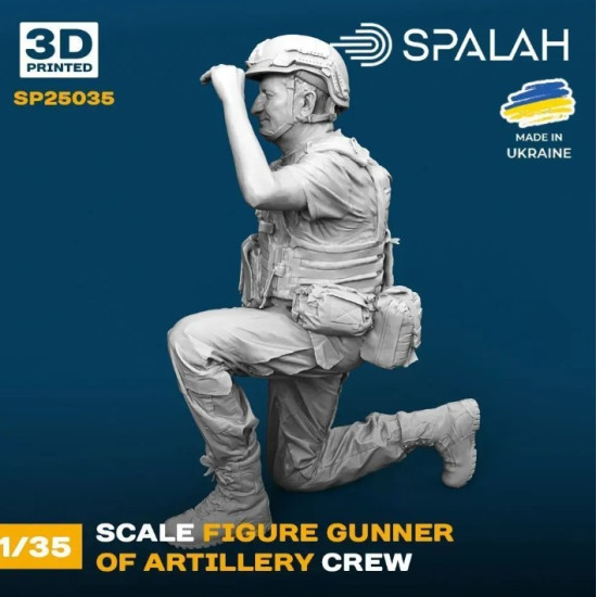 Spalah 25035 1/35 Figure Gunner Of Artillery Crew Spalah 25035 1/35 Figure Gunner Of Artillery Crew