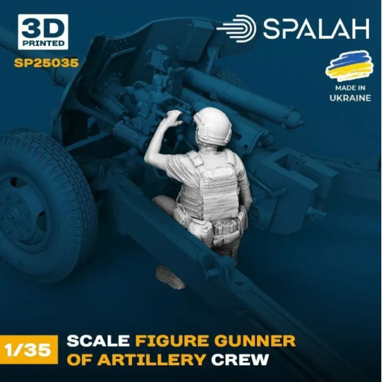 Spalah 25035 1/35 Figure Gunner Of Artillery Crew Spalah 25035 1/35 Figure Gunner Of Artillery Crew