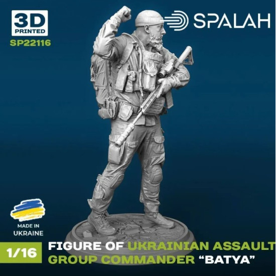 Spalah 22116 1/16 Figure Ukrainian Assault Group Commander Batya Spalah 22116 1/16 Figure Ukrainian Assault Group Commander Batya