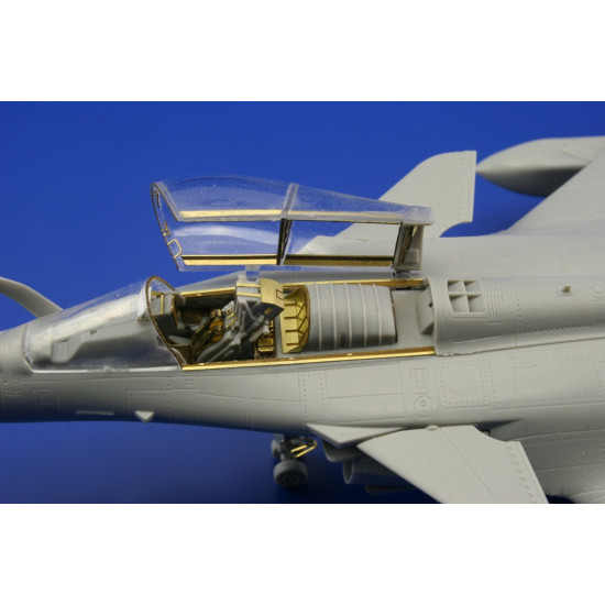 Photoetched set Rafale C Color, for HobbyBoss kit 1/72 Eduard SS359