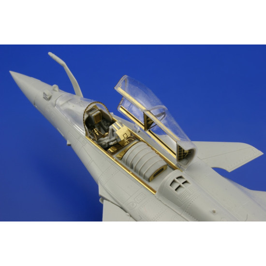 Photoetched set Rafale C Color, for HobbyBoss kit 1/72 Eduard SS359