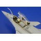 Photoetched set Rafale C Color, for HobbyBoss kit 1/72 Eduard SS359