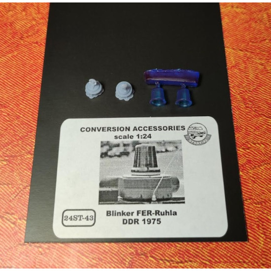 Start-43 St43b 1/24 Blue Blinker Fer-ruhla Ddr 1975 2pcs Start-43 St43b 1/24 Blue Blinker Fer-ruhla Ddr 1975 2pcs
