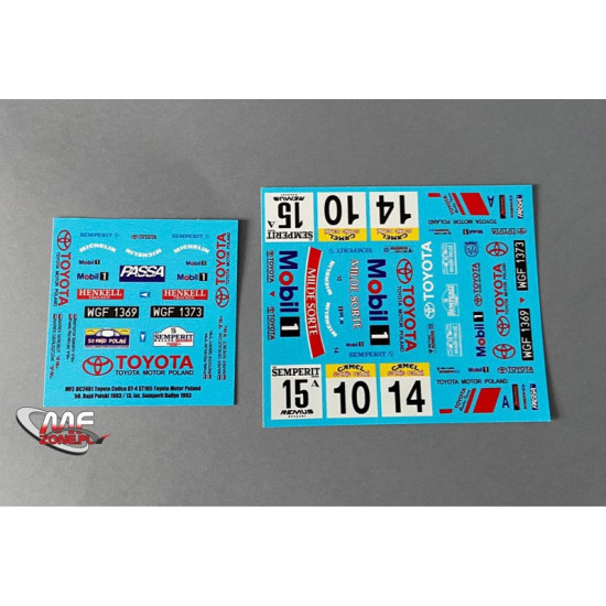 Mf-zone Dc2481 1/24 Toyota Celica Gt-4 St165 Rally Poland 1993 Int Semperit Rally 1993 Mf-zone Dc2481 1/24 Toyota Celica Gt-4 St165 Rally Poland 1993 Int Semperit Rally 1993