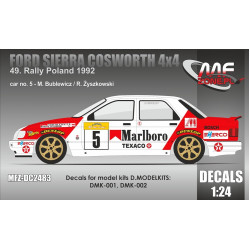 Mf-zone Dc2483 1/24 Ford Sierra Cosworth 4x4 Marlboro Rally Poland 1992