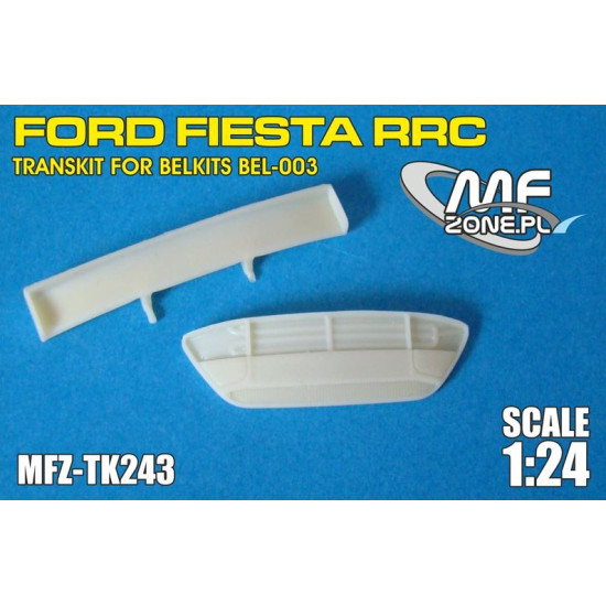 Mf-zone Tk243 1/24 Ford Fiesta Rrc Resin Front Grill And Rear Wing Mf-zone Tk243 1/24 Ford Fiesta Rrc Resin Front Grill And Rear Wing