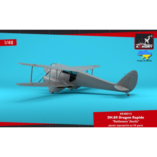 Armory Ar48014 1/48 Dh 89 Dragon Rapide Short Haul Airliner Rothmans Devils Armory Ar48014 1/48 Dh 89 Dragon Rapide Short Haul Airliner Rothmans Devils