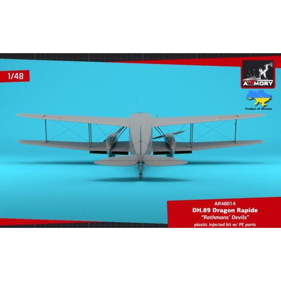 Armory Ar48014 1/48 Dh 89 Dragon Rapide Short Haul Airliner Rothmans Devils Armory Ar48014 1/48 Dh 89 Dragon Rapide Short Haul Airliner Rothmans Devils