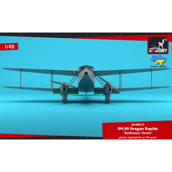 Armory Ar48014 1/48 Dh 89 Dragon Rapide Short Haul Airliner Rothmans Devils Armory Ar48014 1/48 Dh 89 Dragon Rapide Short Haul Airliner Rothmans Devils