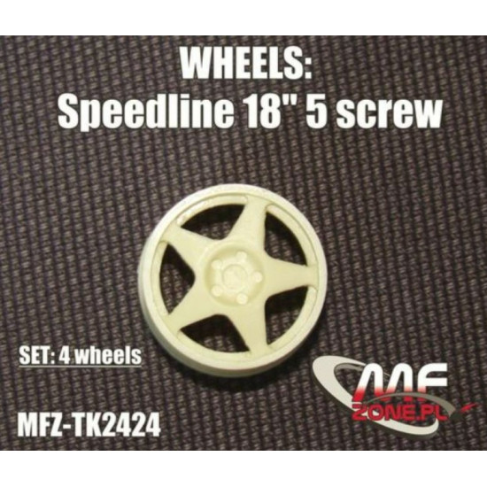 Mf-zone Tk2424 1/24 Speedline Wheels 5 Spoke 5 Screw Mf-zone Tk2424 1/24 Speedline Wheels 5 Spoke 5 Screw