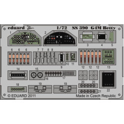 Photoetched set G4M Betty, for Hasegawa kit 1/72 Eduard SS390