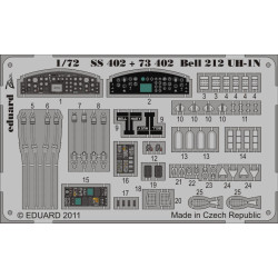 Photoetched set Bell 212 UH-1N Color, for Revell kit 1/72 Eduard SS402