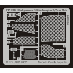 Photoetched set Flakpanzer IV Mobelwagen 37mm, for Tamiya kit 1/35 Eduard TP020