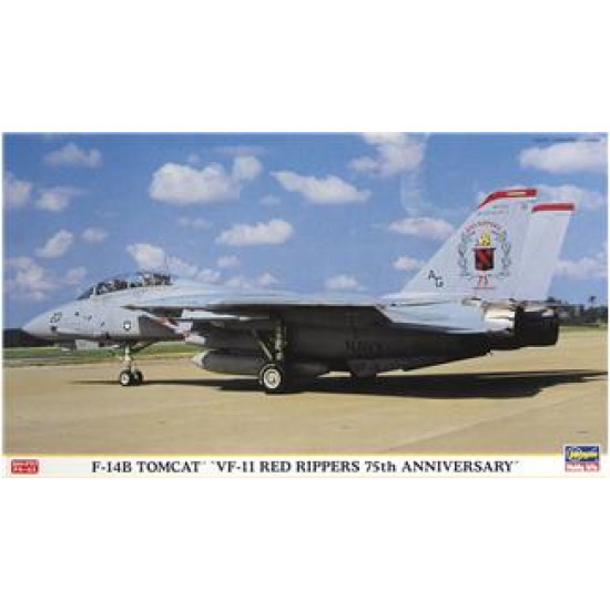 F-14B Tomcat VF-11 Red Rippers 75th Anniversary 1/72 Hasegawa 00881