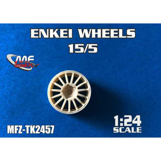 Mf-zone Tk2457 1/24 Enkei Wheels 15/5 Resin Kit Mf-zone Tk2457 1/24 Enkei Wheels 15/5 Resin Kit