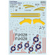Print Scale 48-313 1/48 F-86a Colorful Early Sabres The Complete Set 1/5 Leaf Part 6 New Print Scale 48-313 1/48 F-86a Colorful Early Sabres The Complete Set 1/5 Leaf Part 6 New