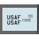 Print Scale 48-316 1/48 Us Air Forces F-4 Phantom Part 2 New Print Scale 48-316 1/48 Us Air Forces F-4 Phantom Part 2 New