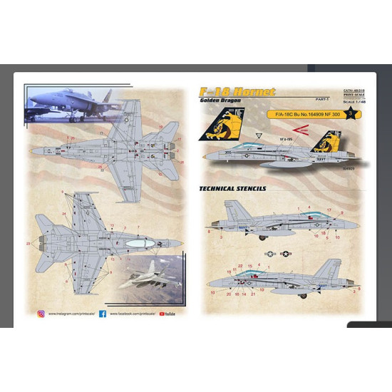 Print Scale 48-318 1/48 F-18 Hornet Part 1 New Print Scale 48-318 1/48 F-18 Hornet Part 1 New