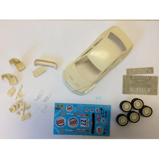 Mf-zone Tk2468 1/24 Mitsubishi Lancer Wrc Pons 75 Rallye Automobile De Monte-carlo 2007 For Tamiya