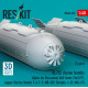 Reskit Rs48-0535 1/48 Bl755 Cluster Bombs 4pcs Alpha Jet Buccaneer Bae Hawk Fiat G91 Jaguar Harrier Hunter F-4 F-5 Mb-339 Tornado J-22 Mig-27 3d Printed Reskit Rs48-0535 1/48 Bl755 Cluster Bombs 4pcs Alpha Jet Buccaneer Bae Hawk Fiat G91 Jaguar Harrier Hunter F-4 F-5 Mb-339 Tornado J-22 Mig-27 3d Printed