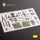 Kelik K32030 1/32 P-39q/N Interior 3d Decals For Kitty Hawk/Zimi Models Kit Kelik K32030 1/32 P-39q/N Interior 3d Decals For Kitty Hawk/Zimi Models Kit