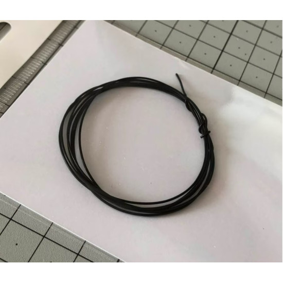 Mf-zone Po1 1/24 Flexible Wires 0,55mm / 1m Black Mf-zone Po1 1/24 Flexible Wires 0,55mm / 1m Black