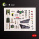 Kelik K48118 1/48 Jas-39 A Interior 3d Decals For Italeri Kit Kelik K48118 1/48 Jas-39 A Interior 3d Decals For Italeri Kit