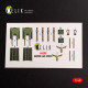 Kelik K48119 1/48 Jas-39 B/D Interior 3d Decals For Zimi Model/Kittyhawk Kit Kelik K48119 1/48 Jas-39 B/D Interior 3d Decals For Zimi Model/Kittyhawk Kit