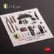 Kelik K48122 1/48 F4u-1a Corsair Interior 3d Decals For Magic Factory Kit Kelik K48122 1/48 F4u-1a Corsair Interior 3d Decals For Magic Factory Kit