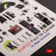 Kelik K48122 1/48 F4u-1a Corsair Interior 3d Decals For Magic Factory Kit Kelik K48122 1/48 F4u-1a Corsair Interior 3d Decals For Magic Factory Kit