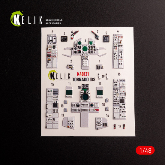 Kelik K48131 1/48 Tornado Ids Interior 3d Decals For Italeri Kelik K48131 1/48 Tornado Ids Interior 3d Decals For Italeri