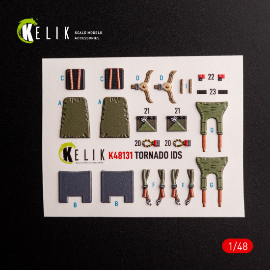 Kelik K48131 1/48 Tornado Ids Interior 3d Decals For Italeri Kelik K48131 1/48 Tornado Ids Interior 3d Decals For Italeri