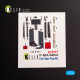 Kelik K72177 1/72 F-86a Sabre Interior 3d Decals For Clearprop Kit Kelik K72177 1/72 F-86a Sabre Interior 3d Decals For Clearprop Kit