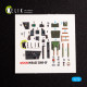 Kelik K72178 1/72 Mirage 2000-5f - Interior 3d Decals For Modelsvit Kit Kelik K72178 1/72 Mirage 2000-5f - Interior 3d Decals For Modelsvit Kit