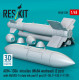 Reskit Rs48-0538 1/48 Agm-130a Missiles 2 Pcs Mk84 Warhead With An/Axq-14 Data Link Pod 1 Pcs F-16i F-15e F-111f 3d Printed Reskit Rs48-0538 1/48 Agm-130a Missiles 2 Pcs Mk84 Warhead With An/Axq-14 Data Link Pod 1 Pcs F-16i F-15e F-111f 3d Printed