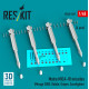 Reskit Rs48-0549 1/48 Matra Mica-ir Missiles 4pcs Mirage 2000 Rafale Gripen Eurofighter 3d Printed Reskit Rs48-0549 1/48 Matra Mica-ir Missiles 4pcs Mirage 2000 Rafale Gripen Eurofighter 3d Printed