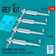 Reskit Rs48-0550 1/48 Matra Mica-em Missiles 4pcs Mirage 2000 Rafale Gripen Eurofighter 3d Printed Reskit Rs48-0550 1/48 Matra Mica-em Missiles 4pcs Mirage 2000 Rafale Gripen Eurofighter 3d Printed